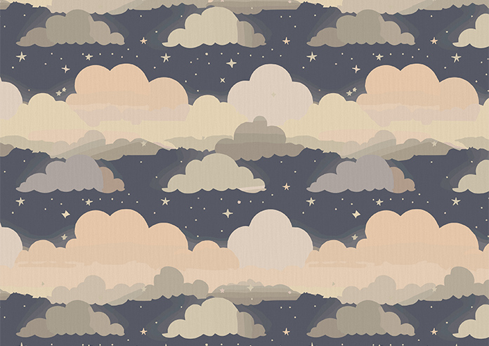 Cloudy Cosmos, Twinkle Grey - Roman Blind - Image 7